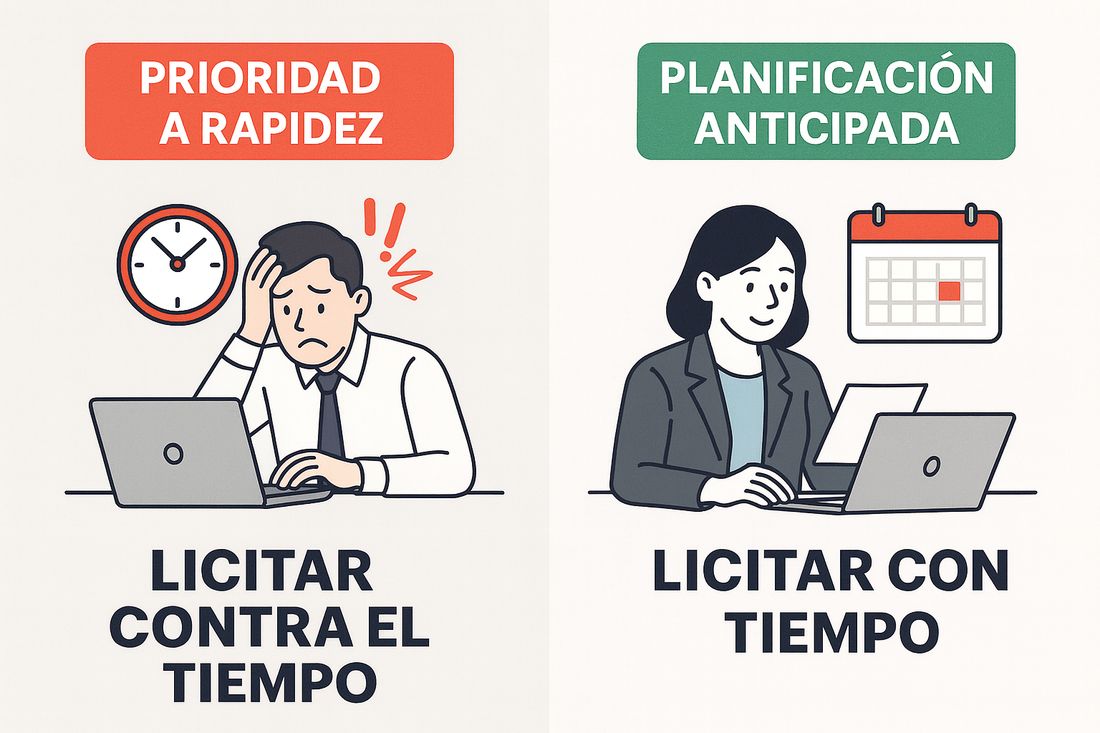 Compras "para ayer" vs planificación anticipada