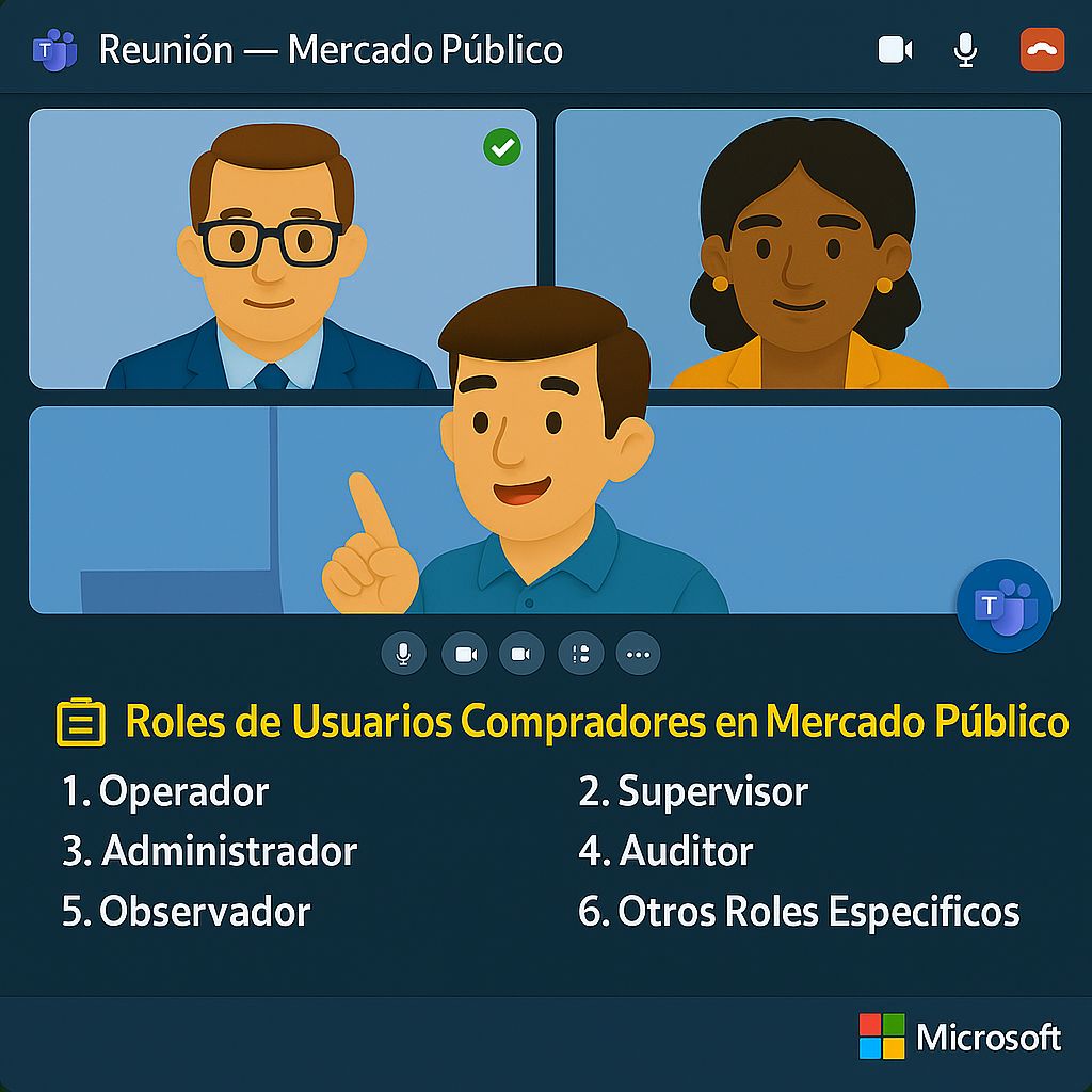 Qué rol tienes en Mercado Público? ¡Aquí te lo explico