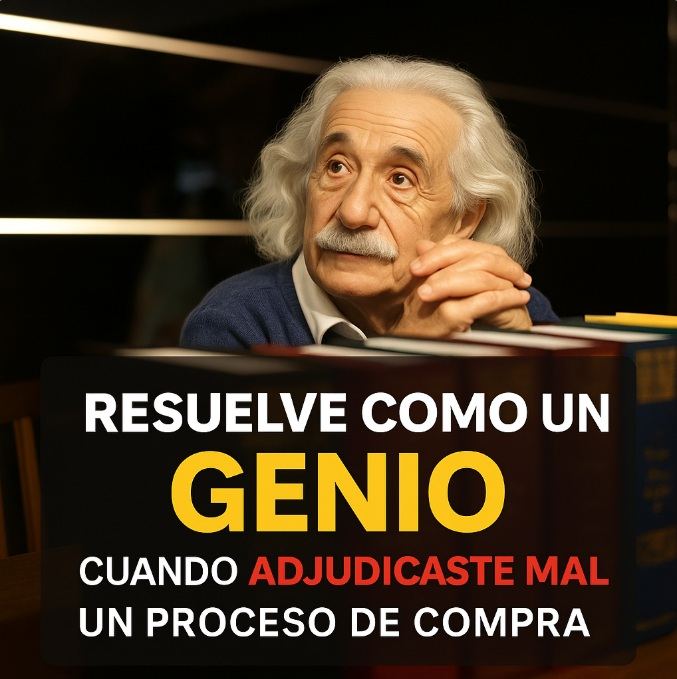 Cuando adjudicas mal… no improvises. Aplica derecho