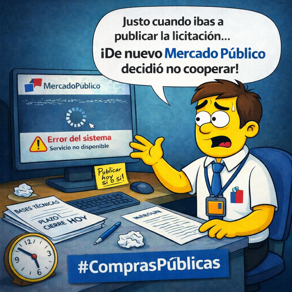 Justo hoy… cuando tenías que publicar la licitación