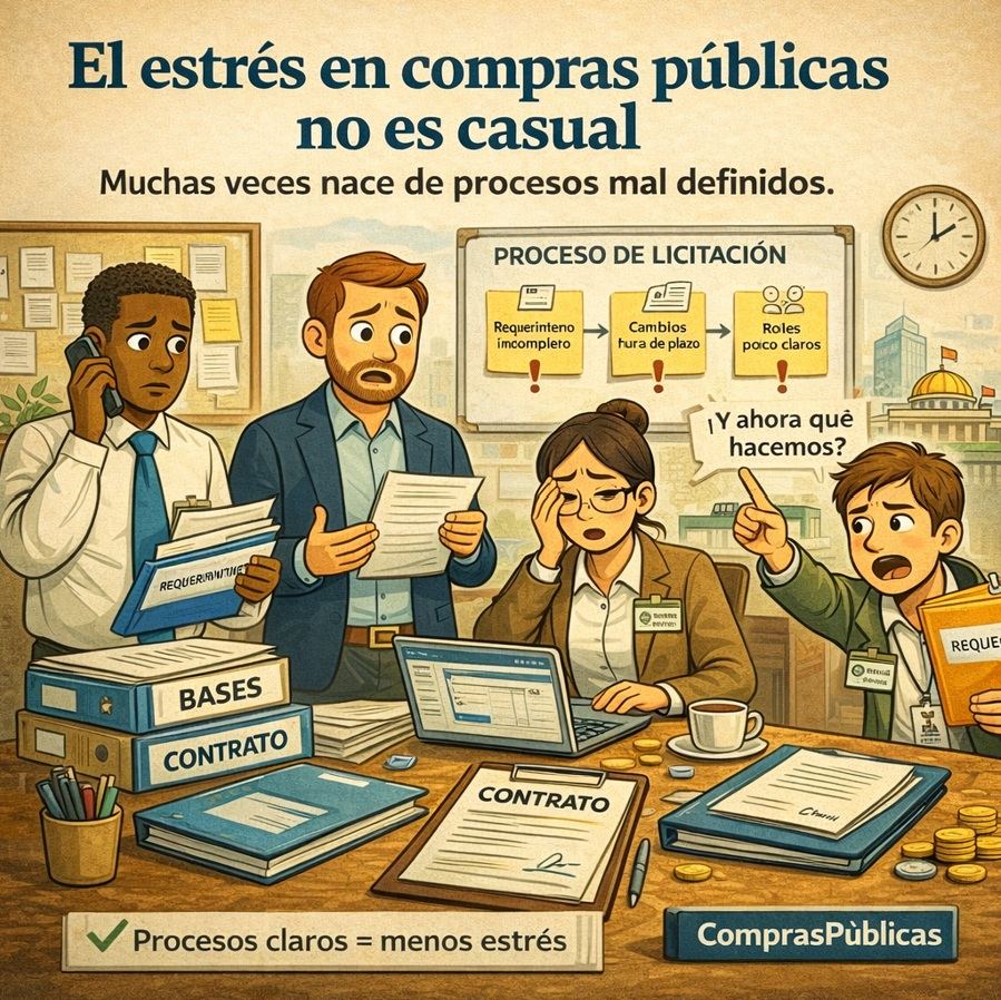 El estrés en Compras Públicas no es casual…