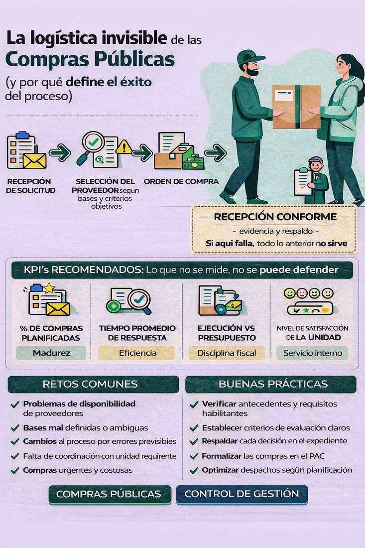 La logística invisible que decide si una compra pública