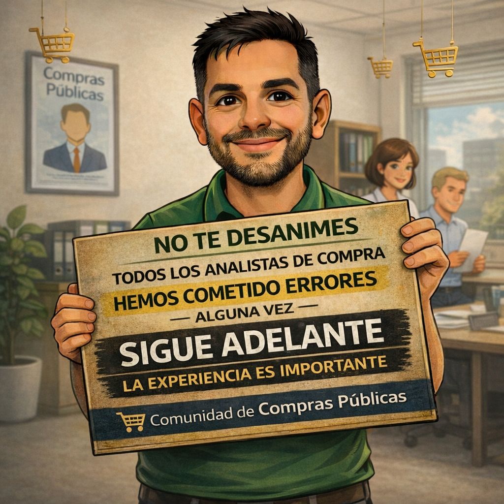 Te equivocaste en una compra pública y sentiste