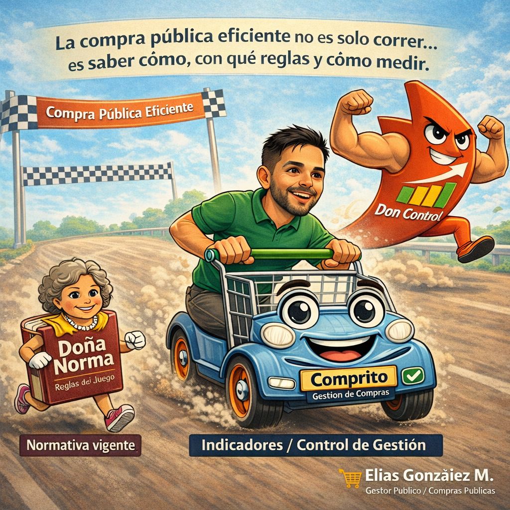 Correr no te hace eficiente en compras públicas… te