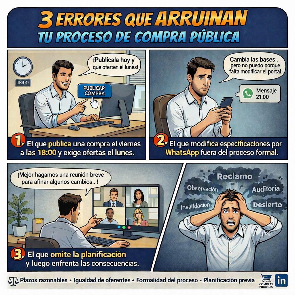 Gestionas compras públicas o administras crisis
