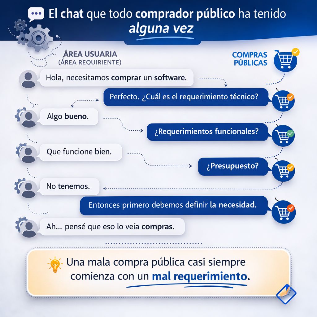 El chat que todo comprador público ha tenido