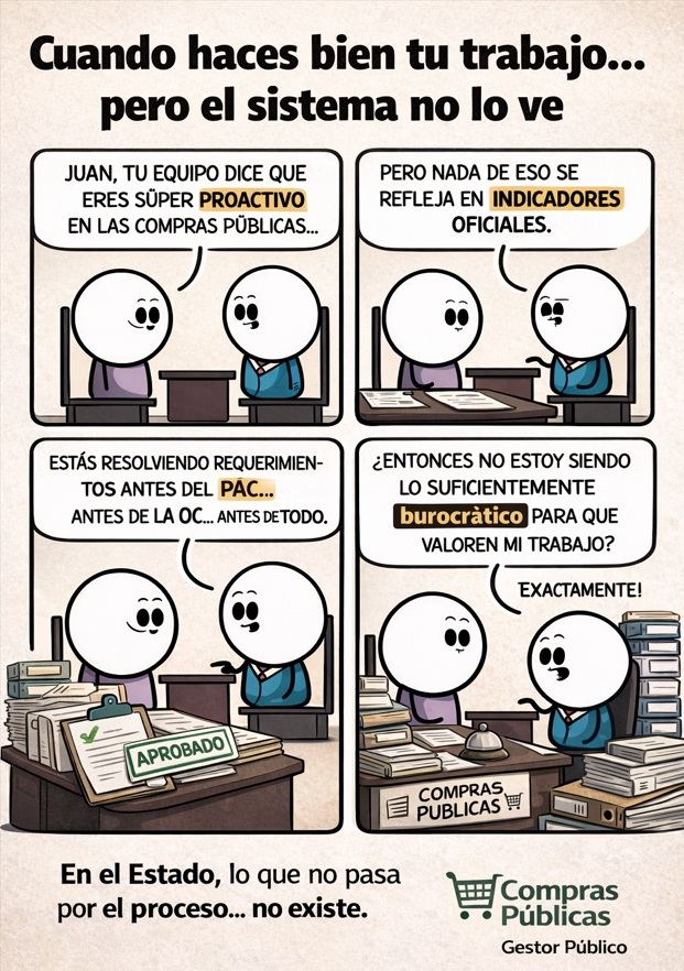 Haces bien tu trabajo… pero el sistema no lo ve