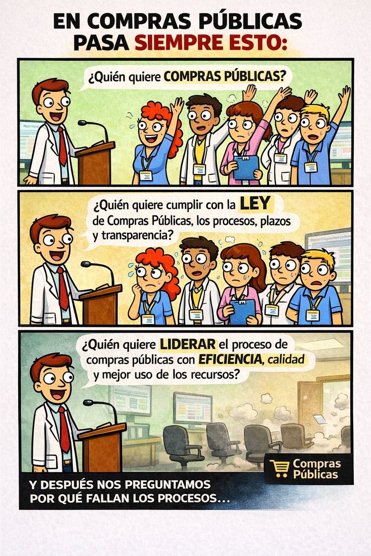 Muchos quieren trabajar en compras públicas