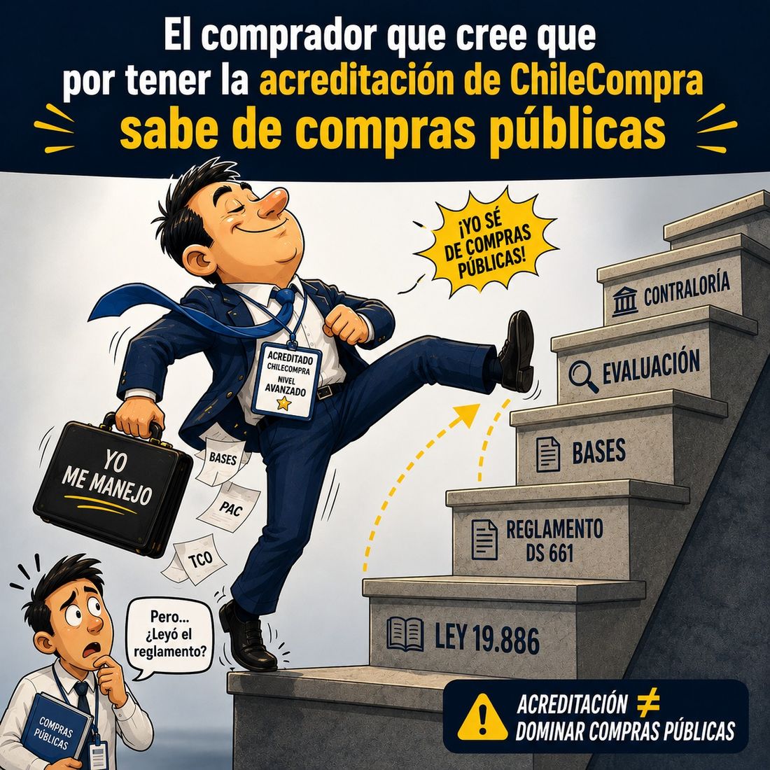 La acreditación no te convierte automáticamente