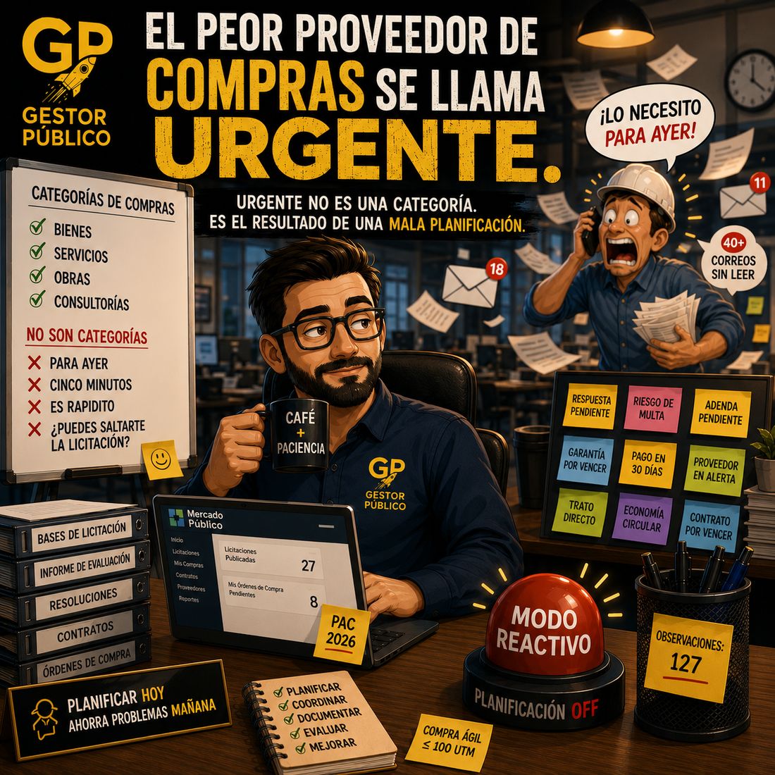 El peor proveedor de compras se llama "URGENTE