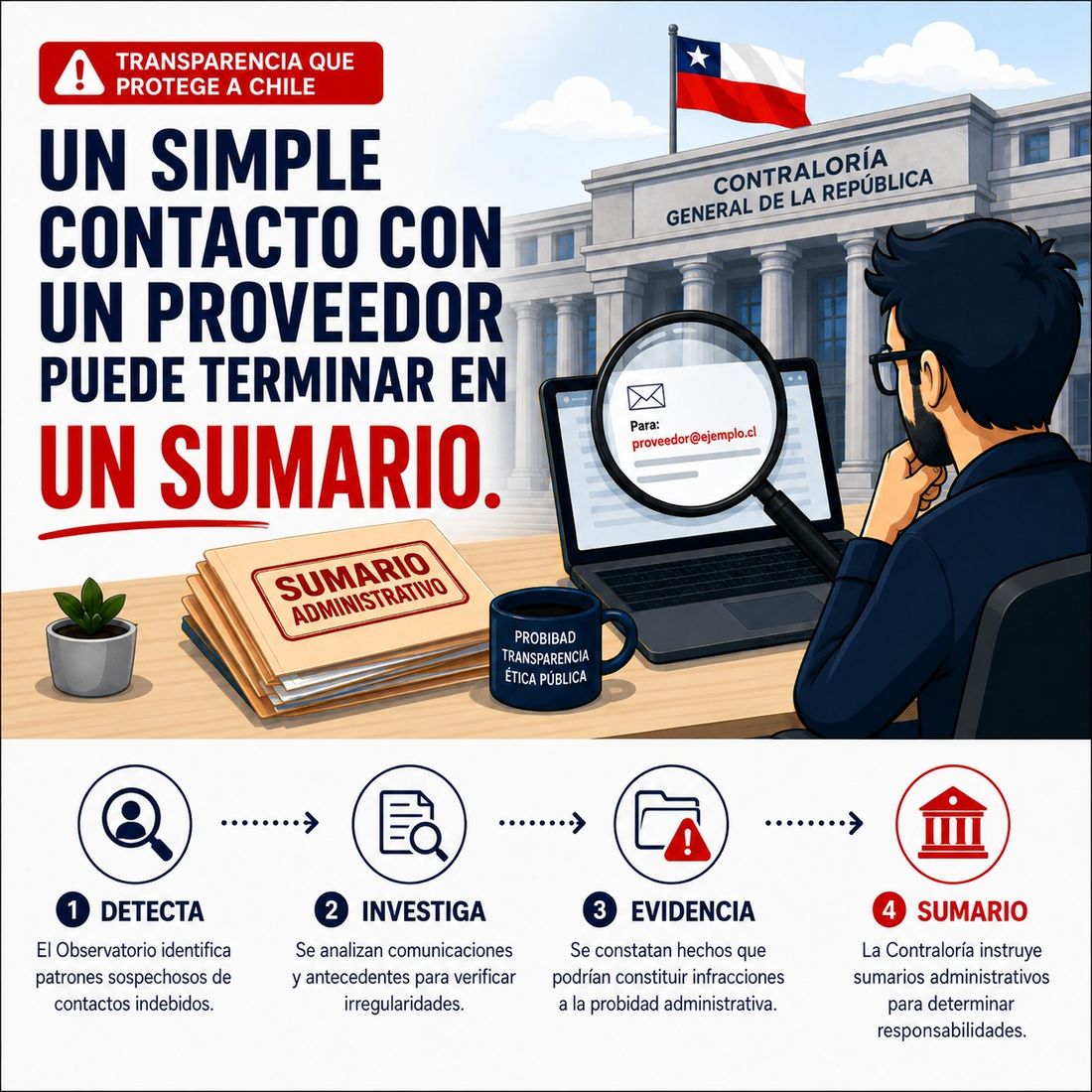 Ese WhatsApp al proveedor puede terminar mucho más