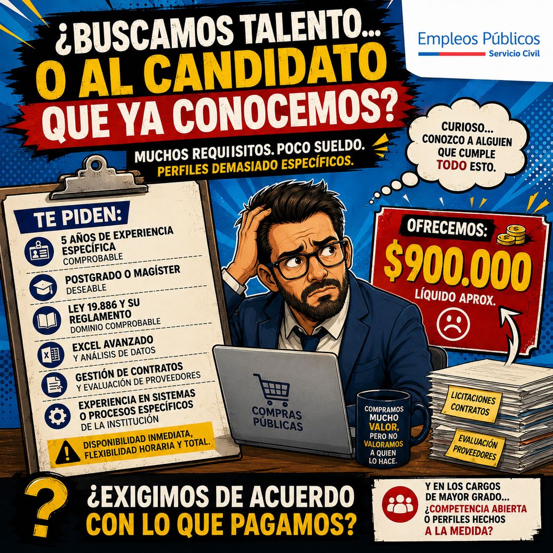 Que no se note tanto que está "arreglado", papá