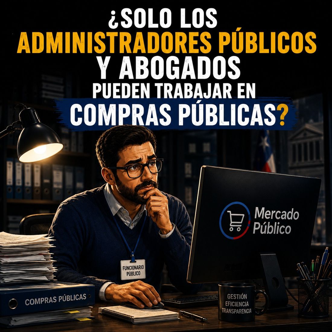 Las compras públicas no tienen dueño profesional